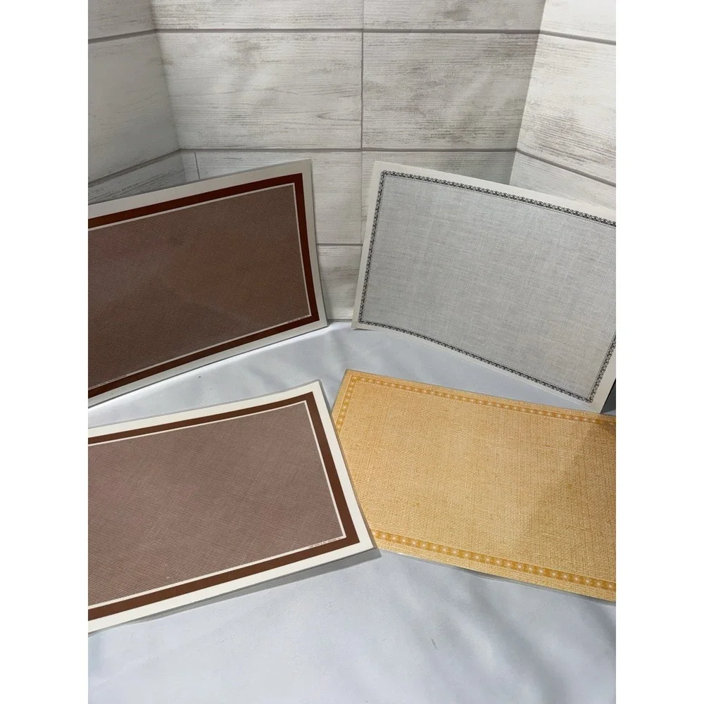 4‎  Vintage Laminated Island Placemats Bermuda Virgin Islands Puerto Rico